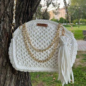 Best Seller Bag/Hand Woven Bag/Crochet Bag/Knitted Bag/Colorful Bag/Black Bag/De